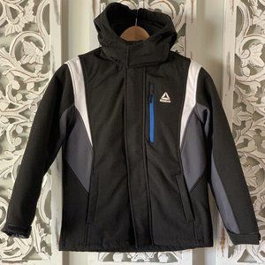 Reebok 3 in 1 Winter Jacket Coat Boys Size Small 8 Blue Black